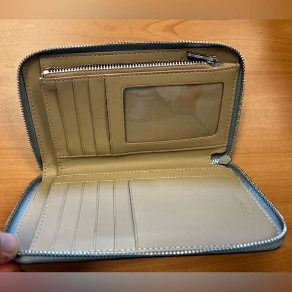 Coach Morgan Shoulder Bag and Matching Wallet in Blue Mist - Picture 14 of 17